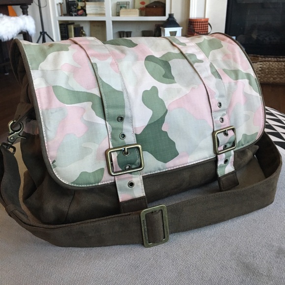 pink camo diaper bag